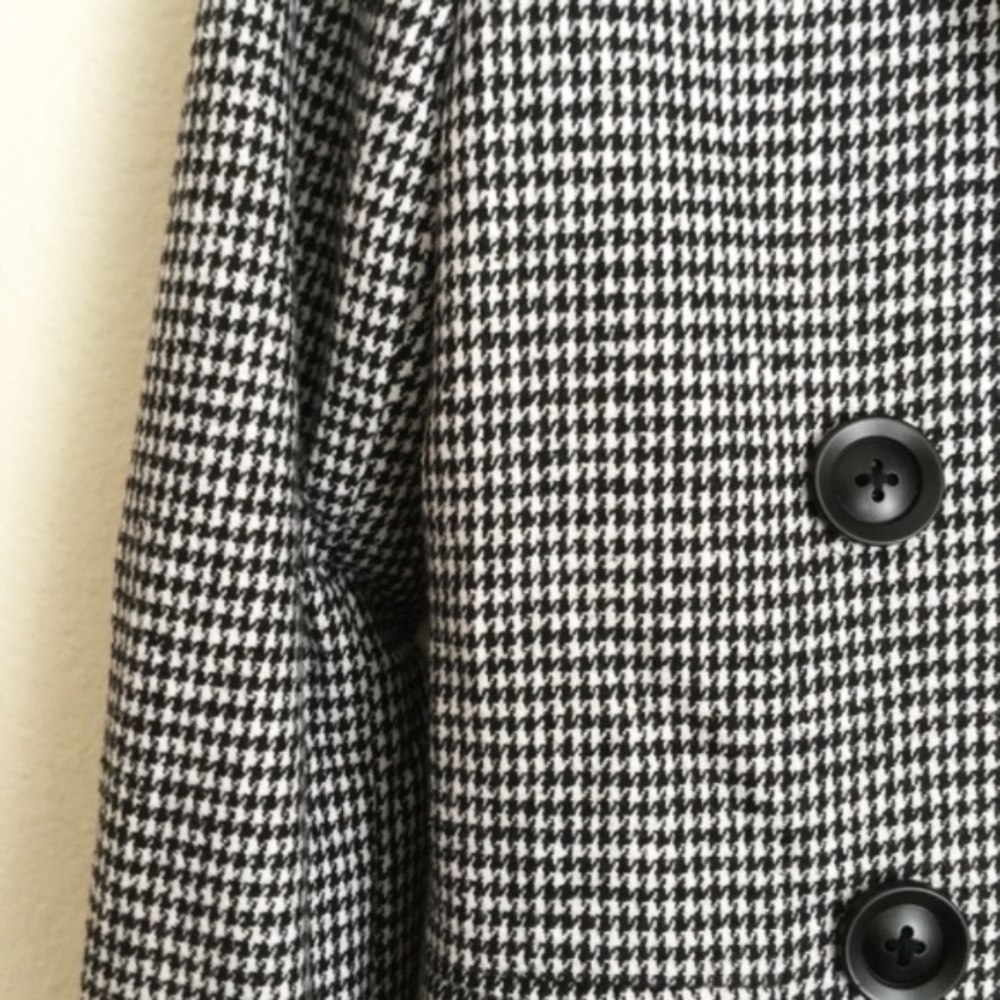 NWT houndstooth double breast trench jacket - Picture 5 of 8